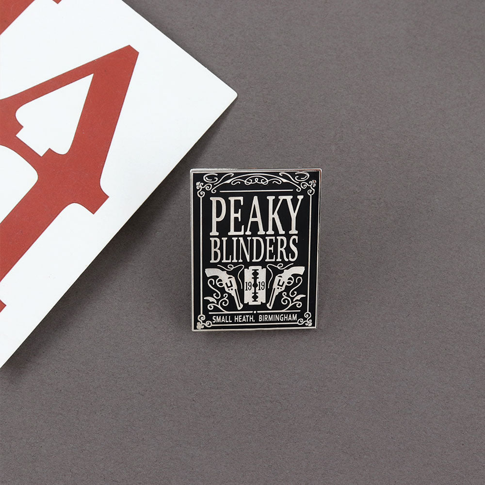 Black Enamel Pin
