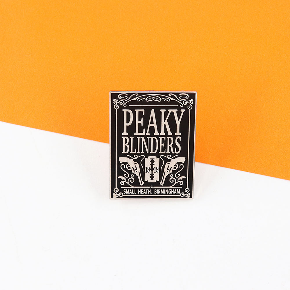Black Enamel Pin