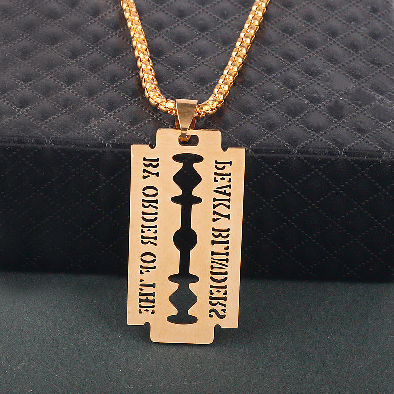 Razor Party II Blade Necklace