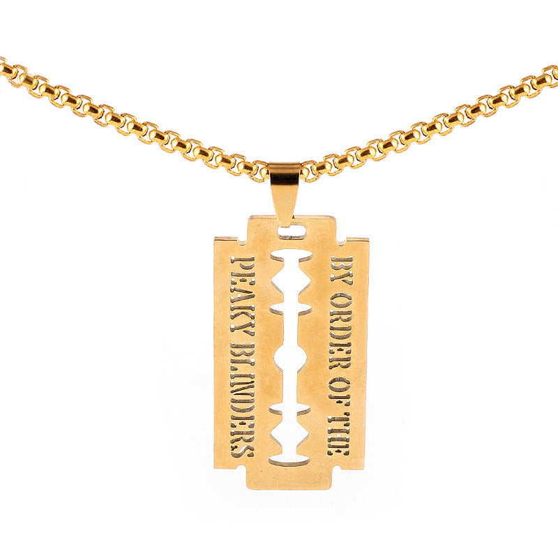 Razor Party II Blade Necklace