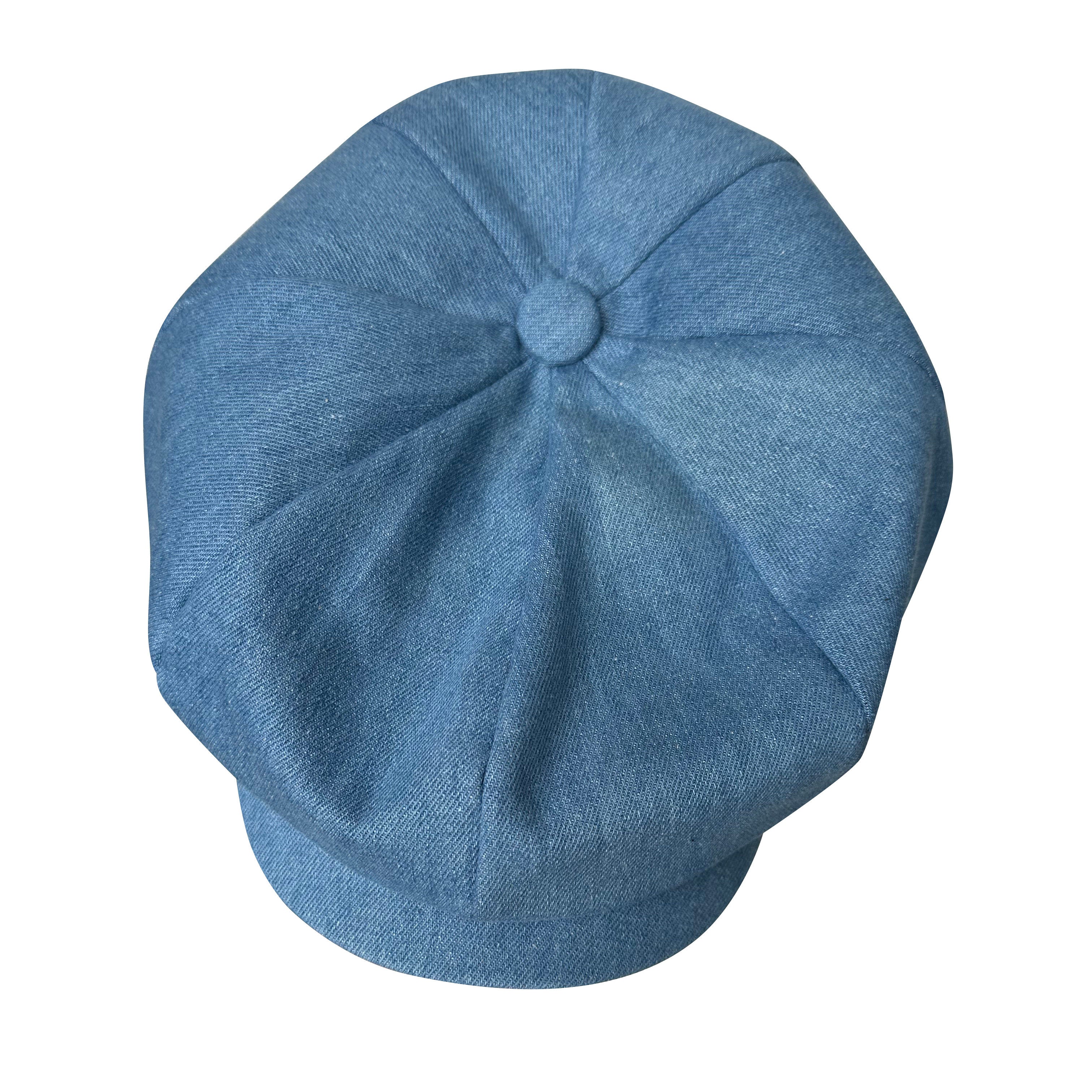 New Denim Octagonal Hat