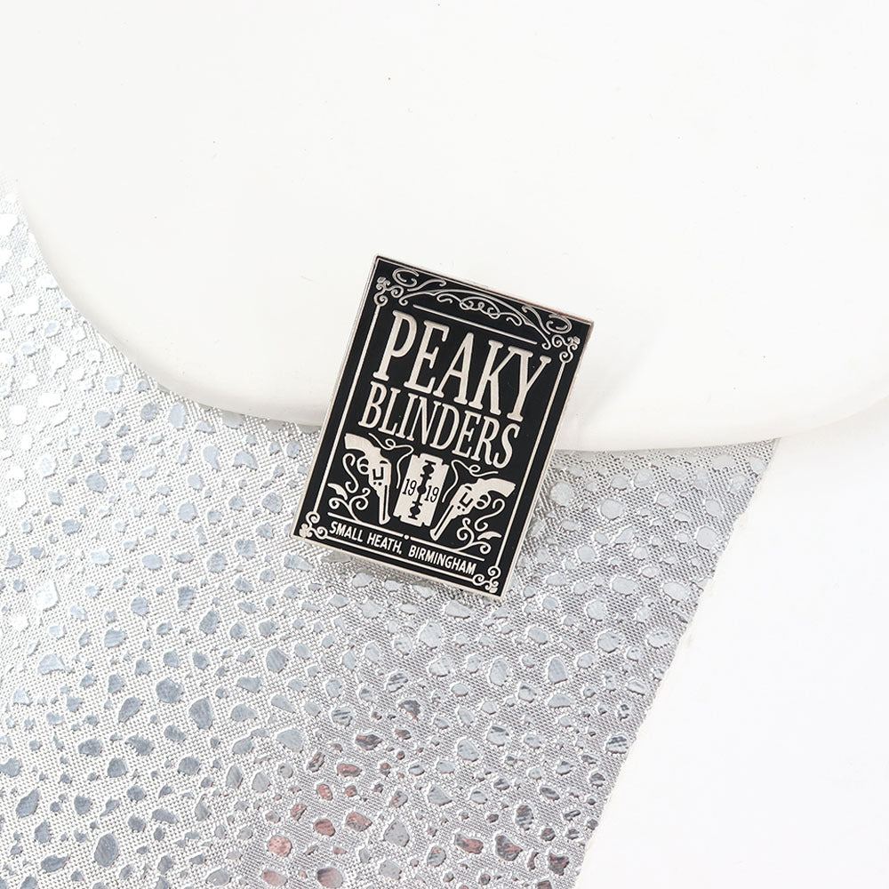 Black Enamel Pin