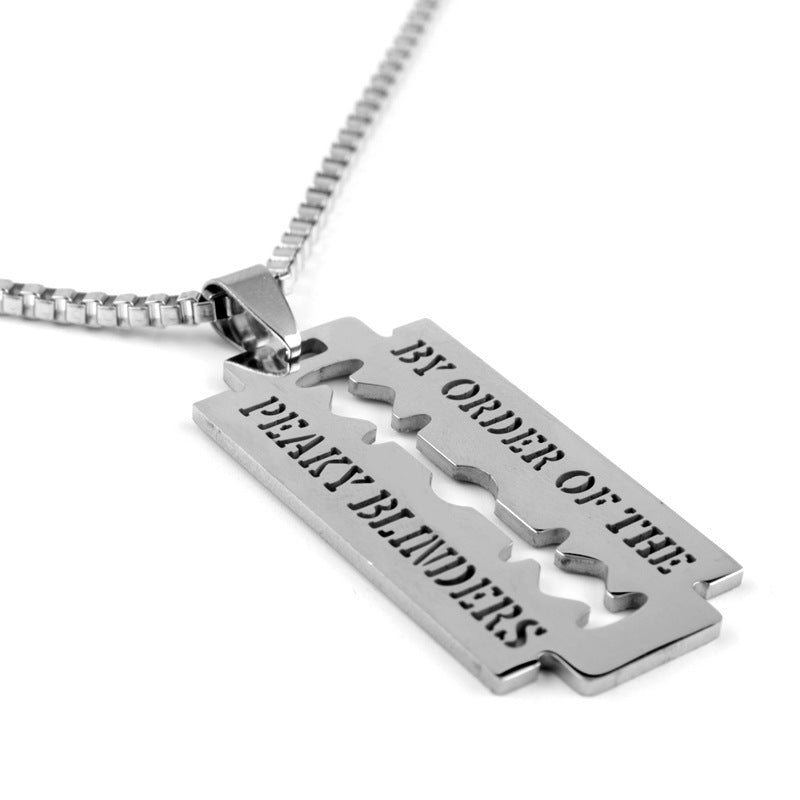 Razor Party II Blade Necklace