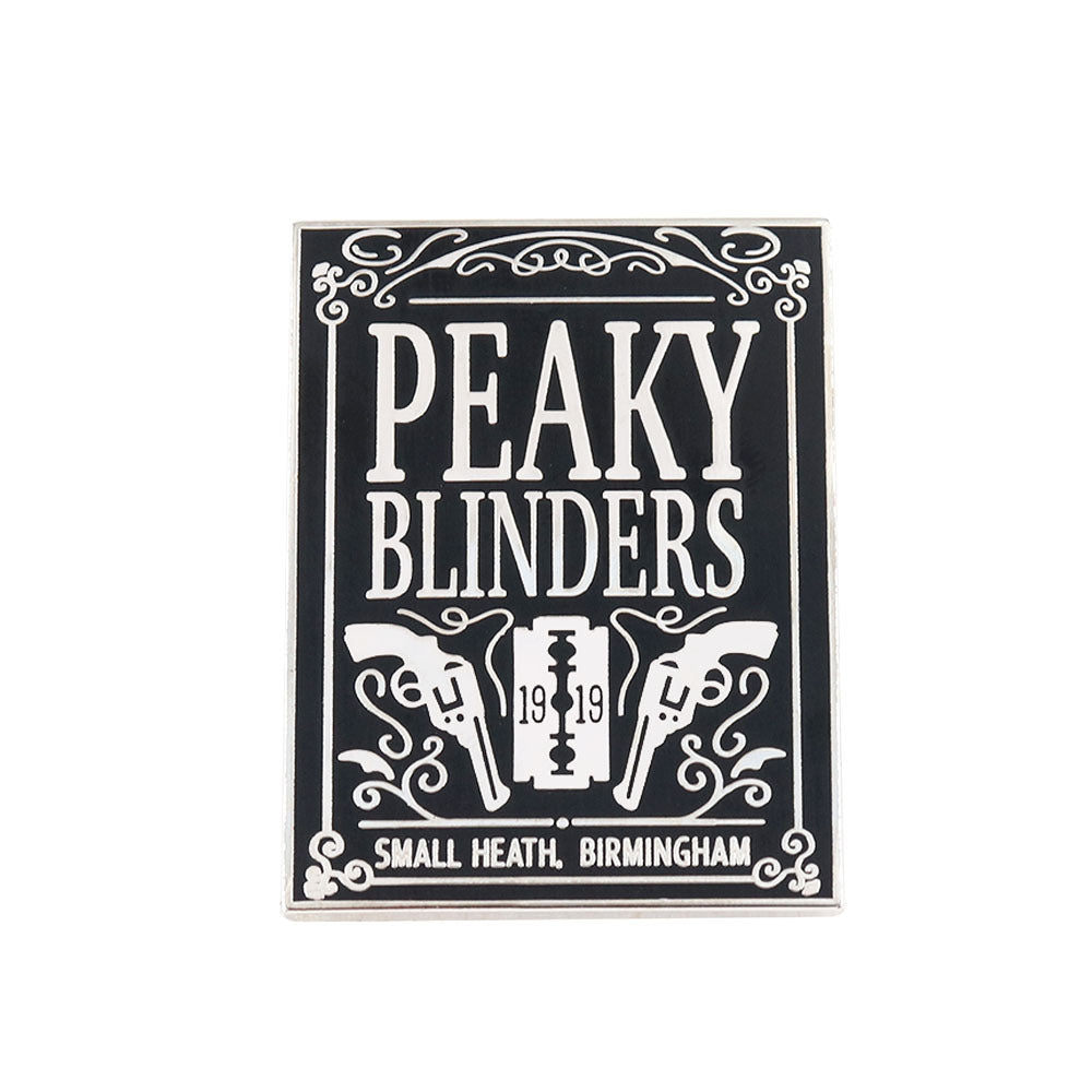 Black Enamel Pin