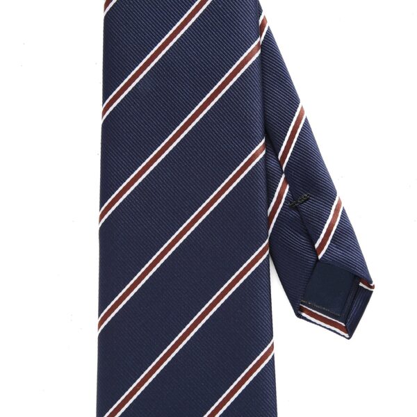 Classic Tie Stripe Blue & Red - Image 4