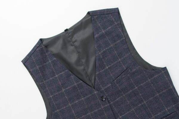 Vest of the Suit Arthur Navy Blue - Image 4